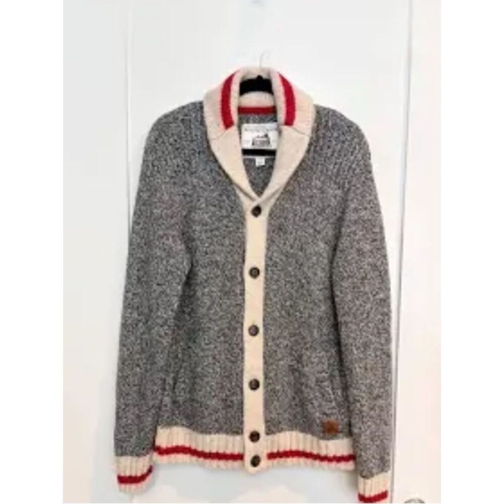 🛍️ HOST PICK! 🍾Roots Unisex Cabin Knit Shawl Collar Cardigan Sweater - Picture 7 of 11